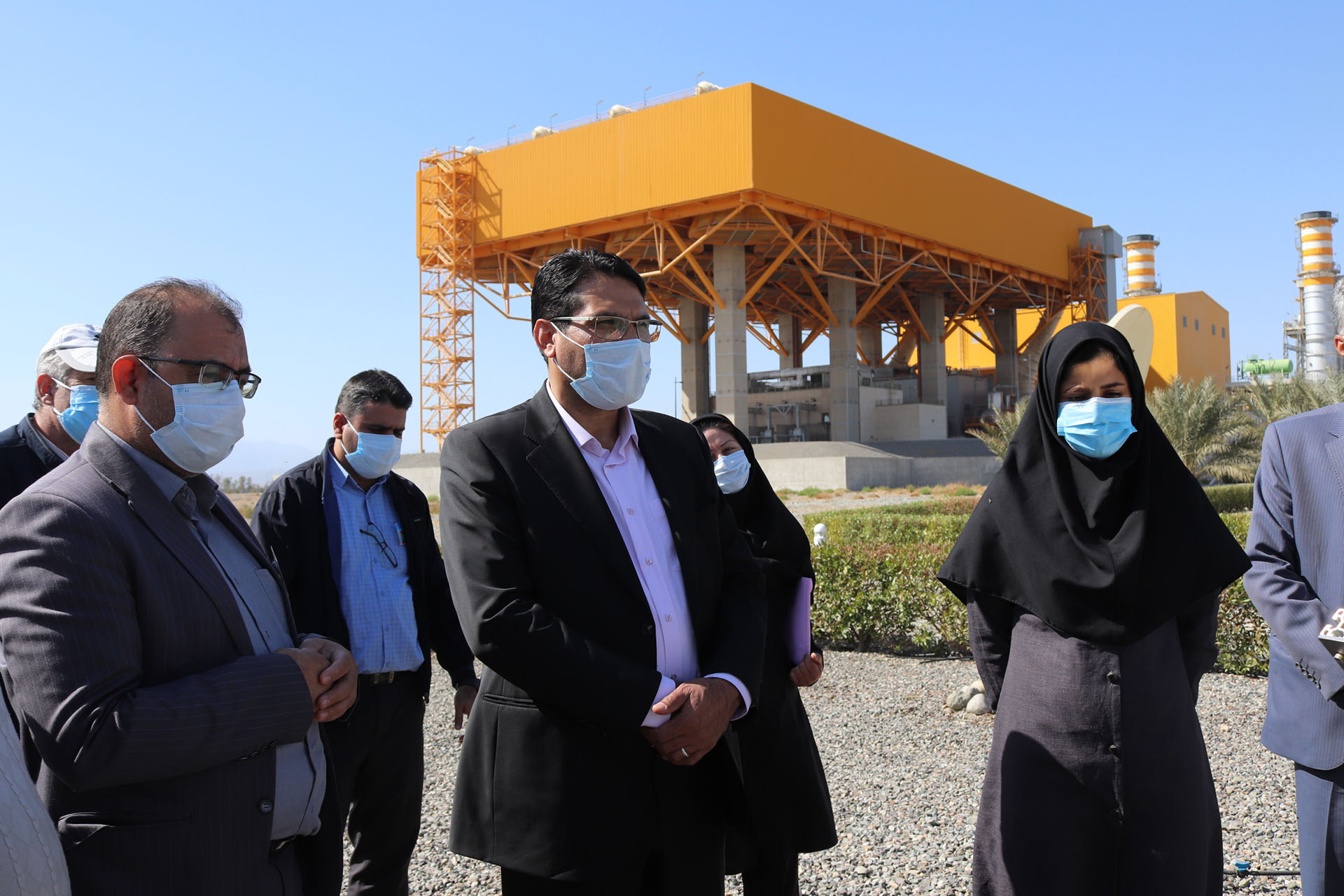 بازدید مدیران استان کرمان از نیروگاه و پارک انرژی شوباد
