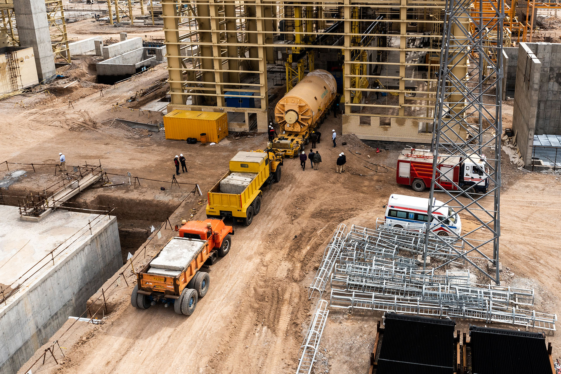 Steam Turbine and Generator of Rudshuar Power Plant were Installed on the Foundation
